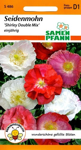 Seidenmohn shirley double - seidenmohn, mix