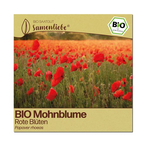 Bio mohnblume samen - bio,